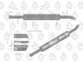 Tłumik 1128mm 3029104M1 4.8kg MF3 C-3603P EMALIA ORYGINAŁ URSUS-31052