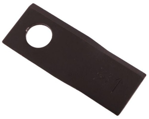 Nóż. nożyk kosiarka lewy 100x40x3mm otwór 19 zastosowanie 580290966 BCS Sipma WARYŃSKI ( sprzedawane po 25 )-21411