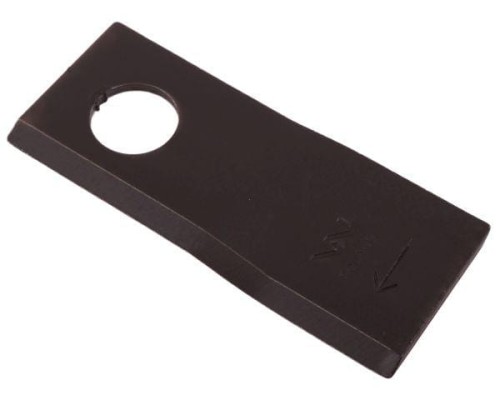 Nóż. nożyk kosiarka prawy 100x40x3mm otwór 19 zastosowanie 580290955 BCS Sipma WARYŃSKI ( sprzedawane po 25 )-21463