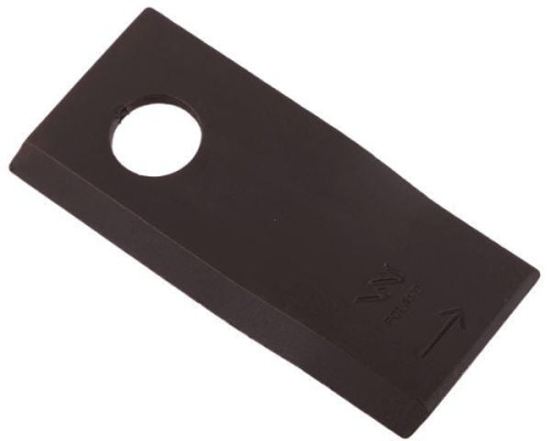 Nóż. nożyk kosiarka lewy 105x48x4mm otwór 19 zastosowanie 9492421 Claas WARYŃSKI ( sprzedawane po 25 )-21443