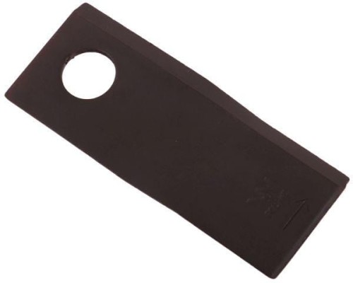 Nóż. nożyk kosiarka lewy 118x48x4mm otwór 19 zastosowanie 133075 Fella WARYŃSKI ( sprzedawane po 25 )-21397