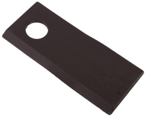 Nóż. nożyk kosiarka prawy 118x48x4mm otwór 19 zastosowanie 133074 Fella WARYŃSKI ( sprzedawane po 25 )-21367