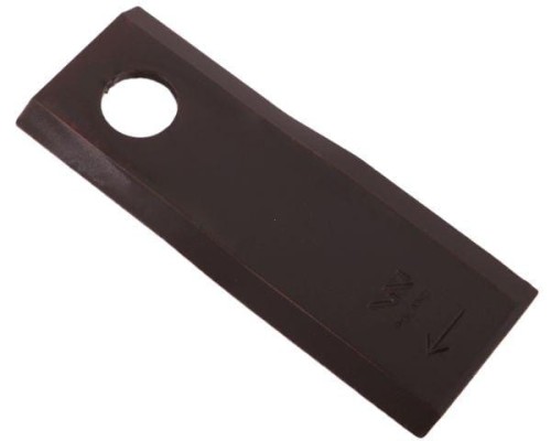 Nóż. nożyk kosiarka prawy 122x46x4mm otwór 18.25 zastosowanie 56451300 Kuhn WARYŃSKI ( sprzedawane po 25 )-21401