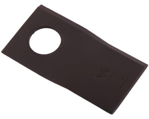 Nóż. nożyk kosiarka lewy 94x48x3mm otwór 23 zastosowanie T673L Mortl WARYŃSKI ( sprzedawane po 25 )-21333