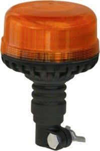 Lampa błyskowa LED 17W 12/24V na uchwyt elastyczna 