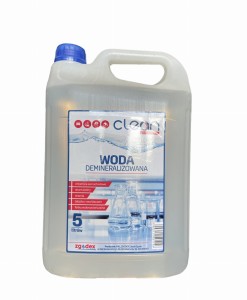 Woda demineralizowana 5l.