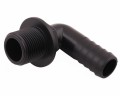 Kolanko 90 węża gwintowane męska 3/4" na wąż 20mm Arag-20466
