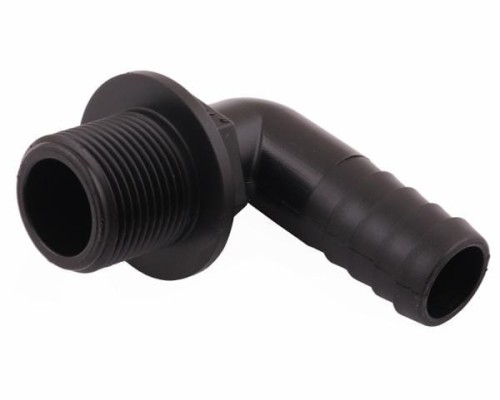 Kolanko 90 węża gwintowane męska 3/4" na wąż 20mm Arag-20466