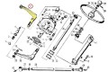 Ramię mechanizmu kierowniczego prawe C-330 ORYGINAŁ URSUS-8819