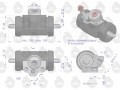 Cylinderek hamulcowy 952620 C-360 ORYGINAŁ URSUS-12810