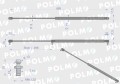 Siłownik dachu 53369912 pasuje do Zetora Proxima Forterra POLMO-36188