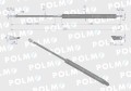 Siłownik szyby tylnej. drzwi. szyberdachu L max. 325mm 60117932, 00938230 ZETOR POLMO-14344