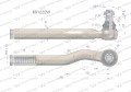 Przegub układu kierowniczego Manitou  601222 Waryński-36781