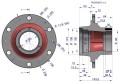 Piasta koła Przyczepa D-47 2213150030-732