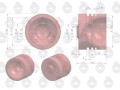 Tłok cylindra podnośnika 67118008 Zetor ORYGINAŁ URSUS-13039