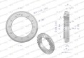 Wałek atakujący z kołem talerzowym C-385 śruby M12 80170989 WARYŃSKI-40126