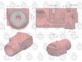 Cylinder podnośnika MF-3 ORYGINAŁ URSUS-13050