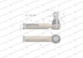 Przegub kierowniczy 220mm- M28x1,5 AL119379 WARYŃSKI-12857