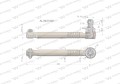 Przegub kierowniczy 284mm- M18x1,5 AL39319 WARYŃSKI-15769