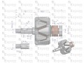 Wirnik alternatora EX257000 A120 Bizon NOWY TYP EXPOM KWIDZYN eu-23987