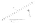 Zestaw szpilek do połączenia 5 dźwigni 3047 (JOY-DZ3047) sterowania rozdzielaczem hydraulicznym (na linki. widełki)-24077