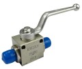 Zawór kulowy hydrauliczny 3-drożny M18x1.5 z otworami montażowymi-11636