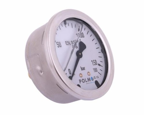 Manometr glicerynowy M63 0-160 bar tylne przyłącze G1/4" POLMO-15090