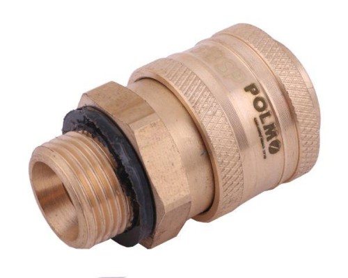 Szybkozłącze pneumatyczne P26 NW7.2 gniazdo 3/8"BSP gwint zewnętrzny POLMO  ( sprzedawane po 5 )-14760