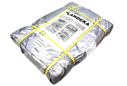 Plandeka MOCNA 10x12m (srebrna) gramatura 110g/m2-28944