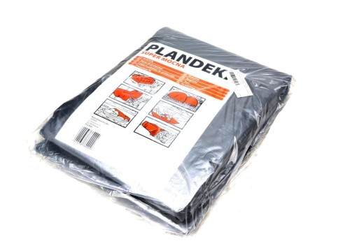 Plandeka SUPER MOCNA 3x5m (srebrna) gramatura 160g/m2-28948
