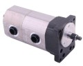 Pompa hydrauliczna podwójna Lewa PZS-KP-25-16 (stary typ) 19/16 cm3/obr (505899600/ST; 5058/99-600; PZW2-KP-25/16) BIZON REKORD-16752