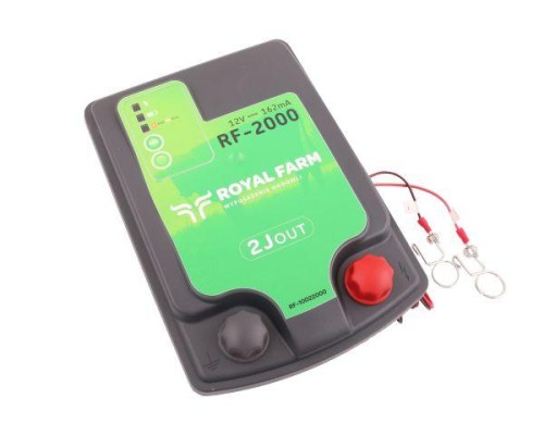 Elektryzator 2J bateryjno-sieciowy (uniwersalny) RF-2000 z zasilaczem ROYAL FARM-21815