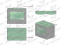 Bateria 90Ah 9V 6AS6 ROYAL FARM 201031012-22699