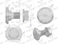 Śruba nożyka kpl. M12x26 zastosowanie Fella ROYAL FARM 426887 (sprzedawane po 10)-40810