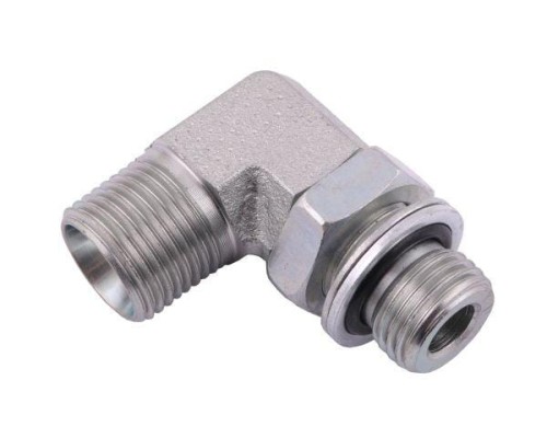 Kolanko hydrauliczne 90 LONG z przeciw. M16x1.5 X M18x1.5-18125