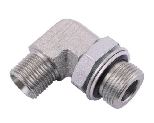 Kolanko hydrauliczne 90 LONG z przeciw. M22x1.5 z uszc. X M18x1.5-18126