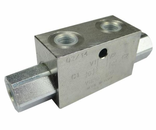 Zawór VBPDE 1/4"  - zwrotny bliźniaczy, sterowany (zamek hydrauliczny)-10697