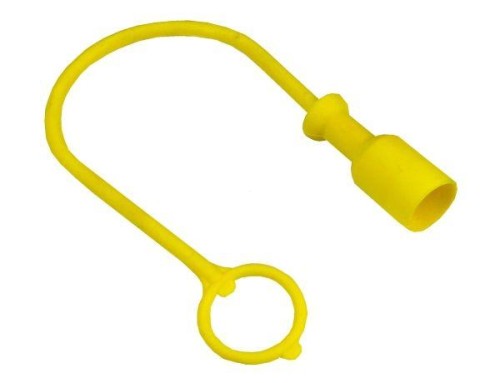 Pokrywa (zaślepka) do wtyczek szybkozłączy 3/8" ISO-A 18.3-23-TPE żółte (sprzedawane po 5)-11522