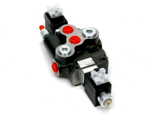 Rozdzielacz hydrauliczny (50 l/m) 4 sekc. ster. Ręczno elektryczne 12 DC-27504