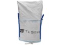 Worek BIG BAG 500kg. 90 x 90 x 90. 4 uchwyty. Kołnierz/Lej spustowy. Tasiemka /TEGER-39743