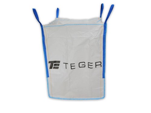 Worek BIG BAG 1000kg. 90 x 90 x 120. 4 uchwyty. Góra otwarta/ Dół zamknięty /TEGER-39742