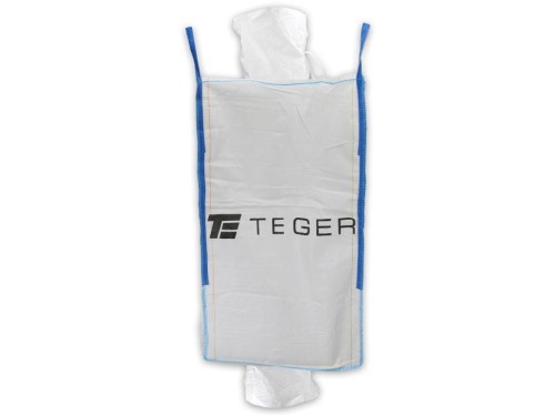 Worek BIG BAG 1000kg. 90 x 90 x 160. 4 uchwyty. Lej zasypowy/Lej spustowy /TEGER-39744