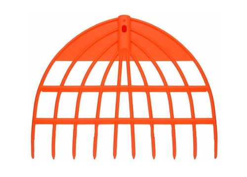 Widło grabie plastikowe do liści (mocowanie CLICK) / TEGER-35784
