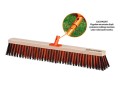 Szczotka do prac porządkowych PREMIUM - ulicówka 55x600 mm (mocowanie Click) / TEGER-36006
