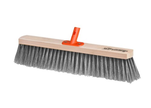 Szczotka do prac porządkowych PREMIUM - ulicówka 55x400 mm - druciana (mocowanie Click) / TEGER-36009