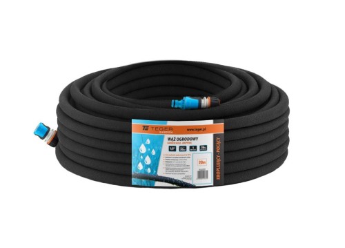 Wąż ogrodowy - kroplujący FI 1/2". 20m / TEGER-37952