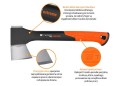 Siekiera uniwersalna z trzonkiem fiberglass 800g Extreme / TEGER-36032