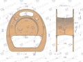 Zestaw ogrodowy 1/2"  (wąż 20m. zestaw natryskowy. wieszak na wąż) / TEGER-36108