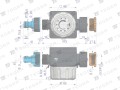 Zestaw ogrodowy 1/2"  (wąż 20m. zestaw natryskowy. zegar. zraszacz) / TEGER-36111