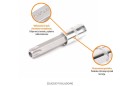 Klucz nasadowy 1/2" z bitem TORX 100 mm/T20 / (z otworem) / TEGER-38610